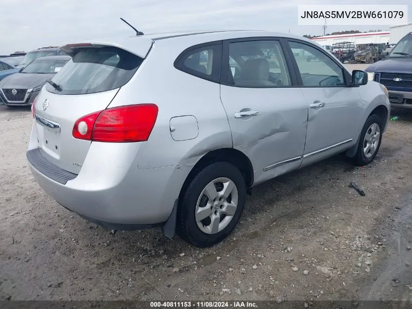 2011 Nissan Rogue S VIN: JN8AS5MV2BW661079 Lot: 40811153