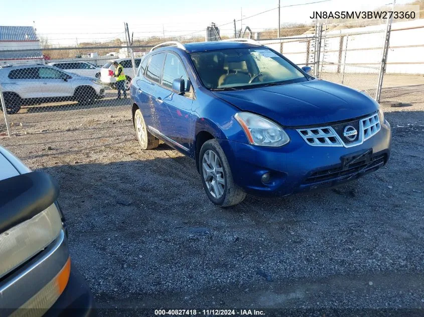 2011 Nissan Rogue S/Sv/Krom VIN: JN8AS5MV3BW273360 Lot: 40827418