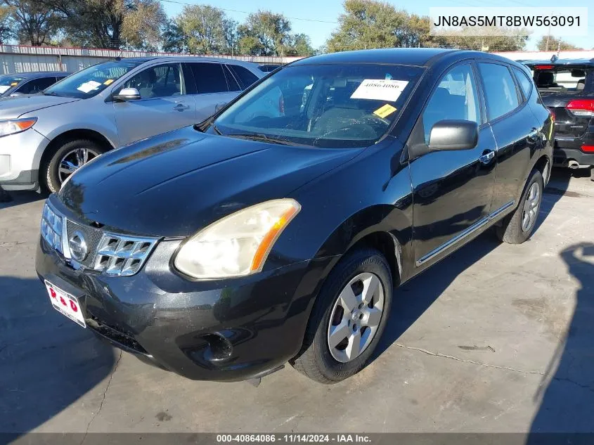 JN8AS5MT8BW563091 2011 Nissan Rogue S