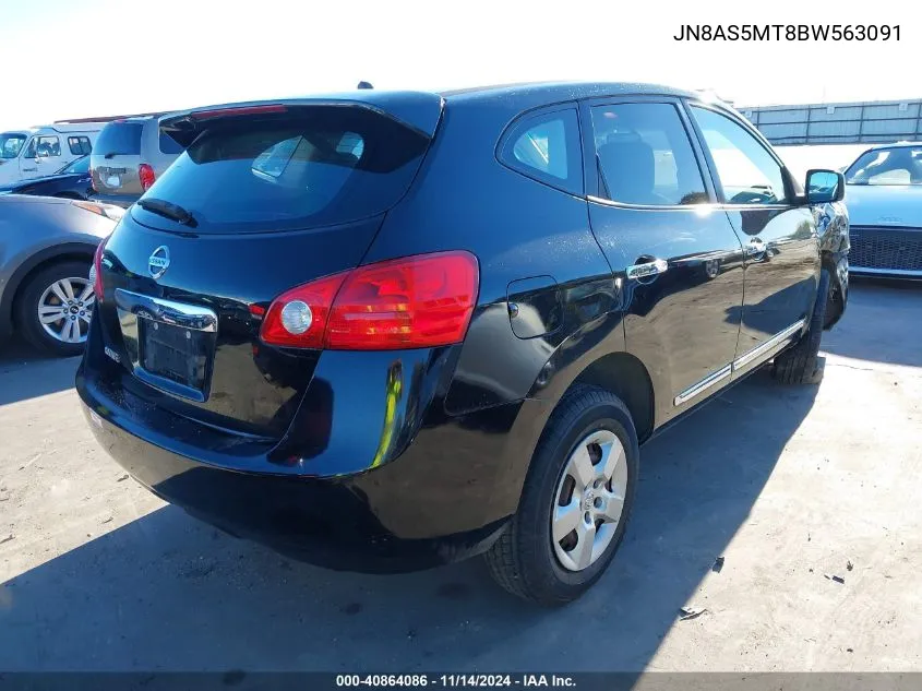 JN8AS5MT8BW563091 2011 Nissan Rogue S