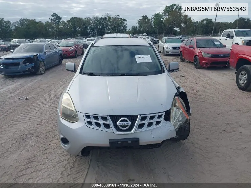 JN8AS5MT6BW563543 2011 Nissan Rogue Sv