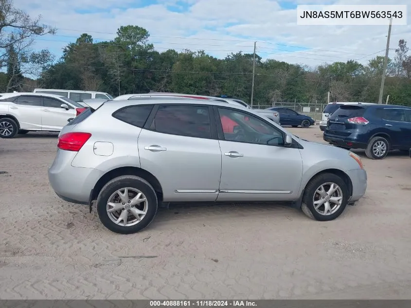 JN8AS5MT6BW563543 2011 Nissan Rogue Sv