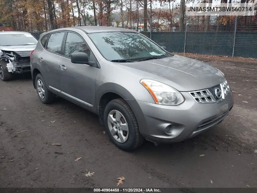 2011 Nissan Rogue S VIN: JN8AS5MT3BW560714 Lot: 40904458