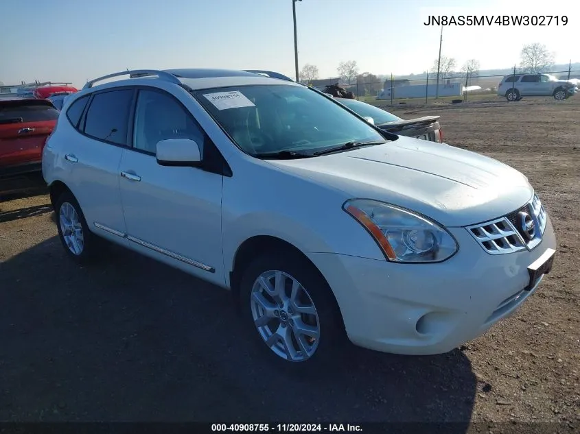 2011 Nissan Rogue Sv VIN: JN8AS5MV4BW302719 Lot: 40908755