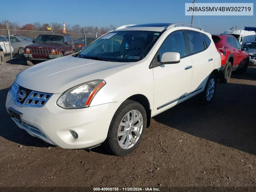 2011 Nissan Rogue Sv VIN: JN8AS5MV4BW302719 Lot: 40908755