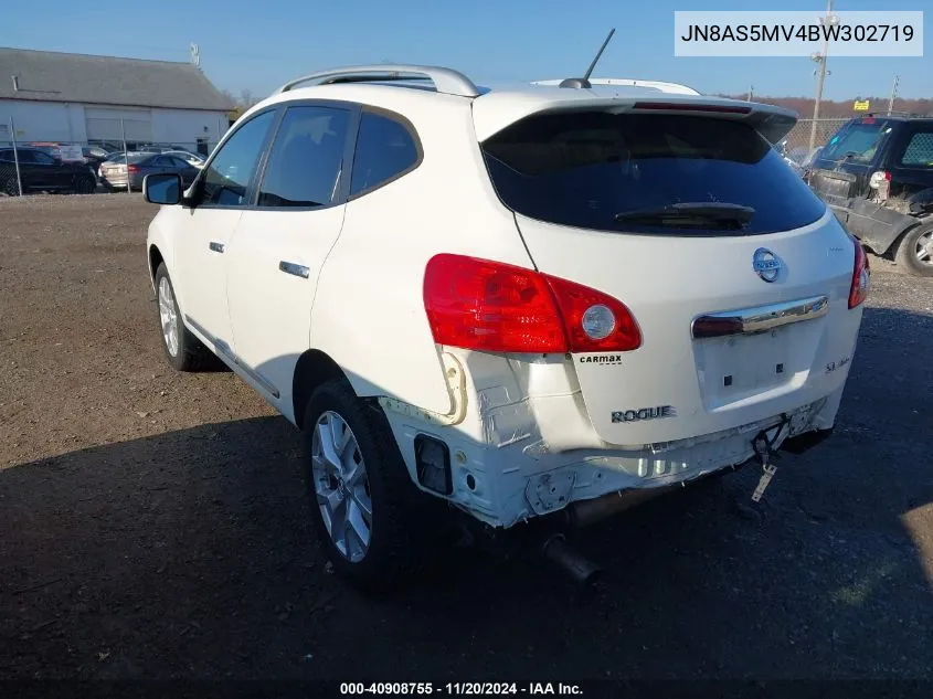 2011 Nissan Rogue Sv VIN: JN8AS5MV4BW302719 Lot: 40908755