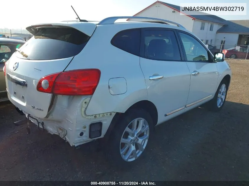 2011 Nissan Rogue Sv VIN: JN8AS5MV4BW302719 Lot: 40908755