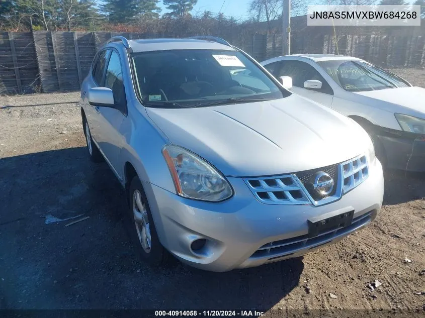 2011 Nissan Rogue Sv VIN: JN8AS5MVXBW684268 Lot: 40914058