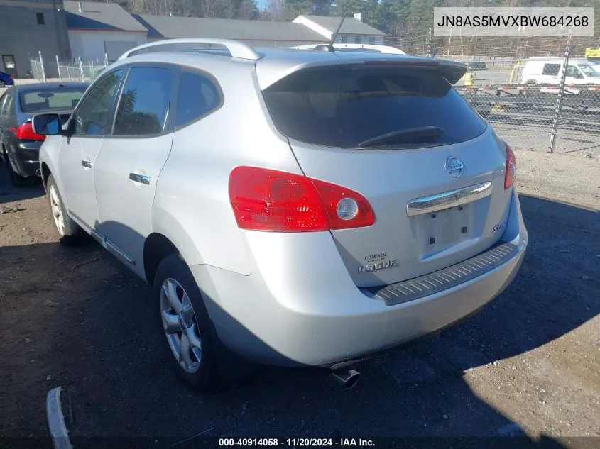 2011 Nissan Rogue Sv VIN: JN8AS5MVXBW684268 Lot: 40914058