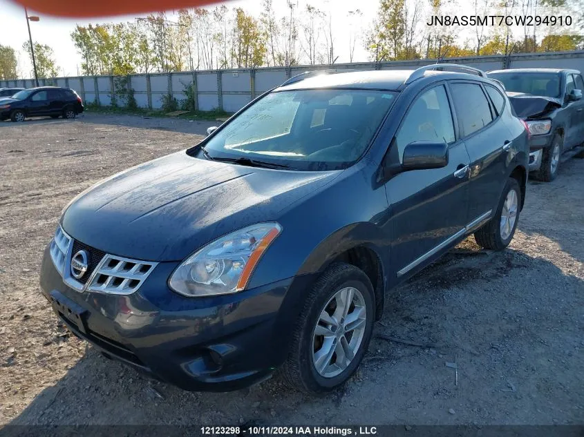 2012 Nissan Rogue S/Sv VIN: JN8AS5MT7CW294910 Lot: 12123298