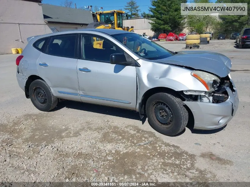 2012 Nissan Rogue S VIN: JN8AS5MV4CW407990 Lot: 39341851