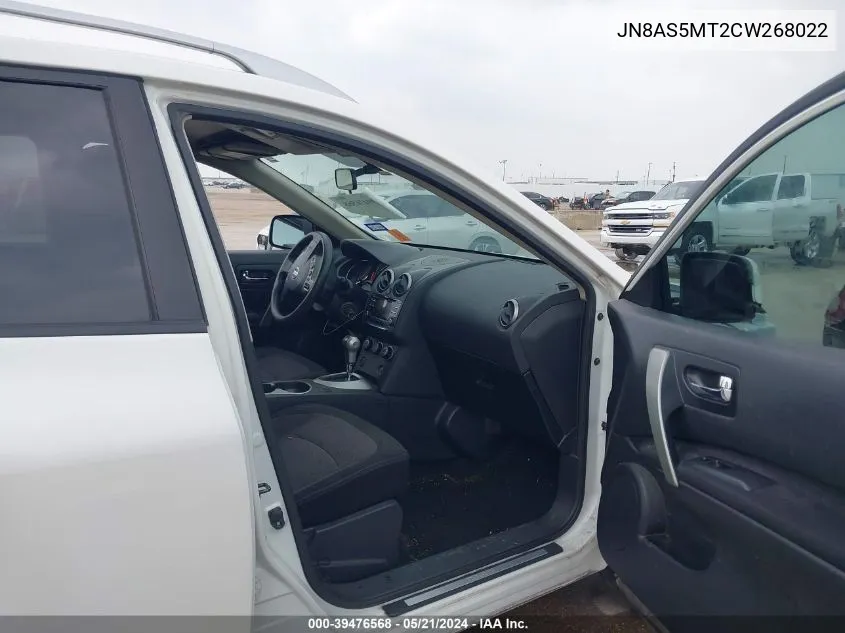 JN8AS5MT2CW268022 2012 Nissan Rogue Sv