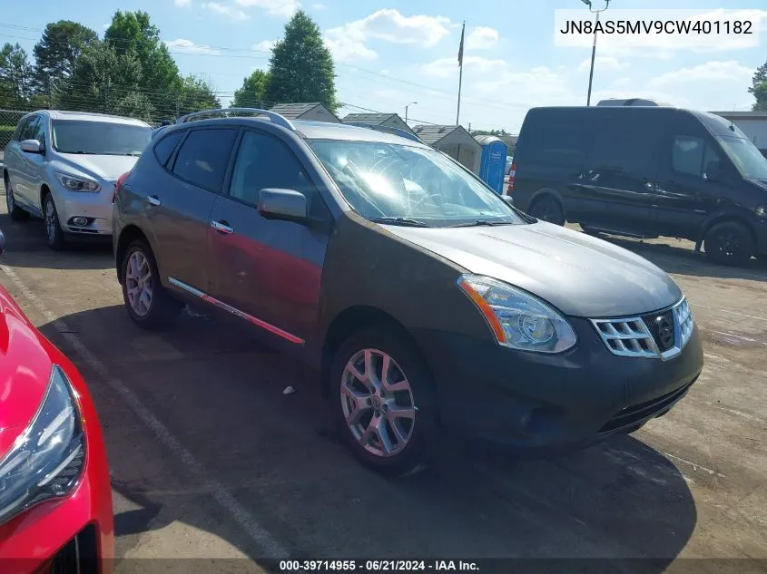 JN8AS5MV9CW401182 2012 Nissan Rogue Sv W/Sl Pkg