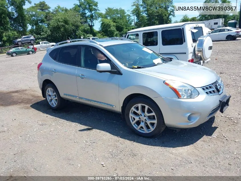 2012 Nissan Rogue Sv W/Sl Pkg VIN: JN8AS5MV8CW390367 Lot: 39793265