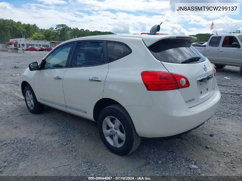 2012 Nissan Rogue S VIN: JN8AS5MT9CW299137 Lot: 39844057