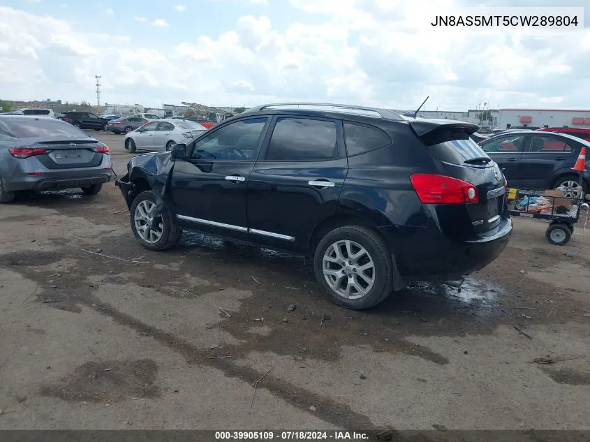 JN8AS5MT5CW289804 2012 Nissan Rogue Sv W/Sl Pkg