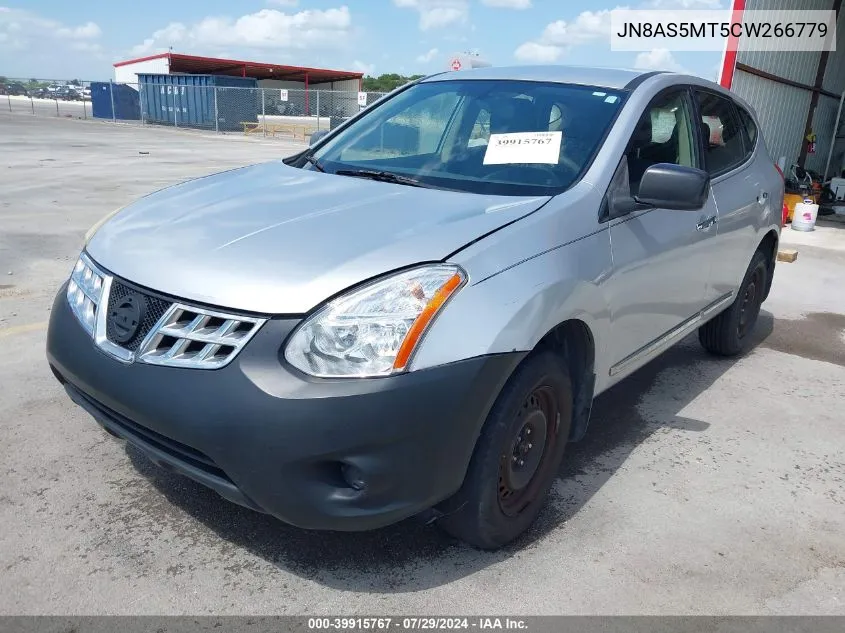 2012 Nissan Rogue S VIN: JN8AS5MT5CW266779 Lot: 39915767