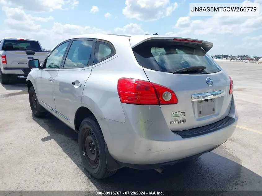 2012 Nissan Rogue S VIN: JN8AS5MT5CW266779 Lot: 39915767