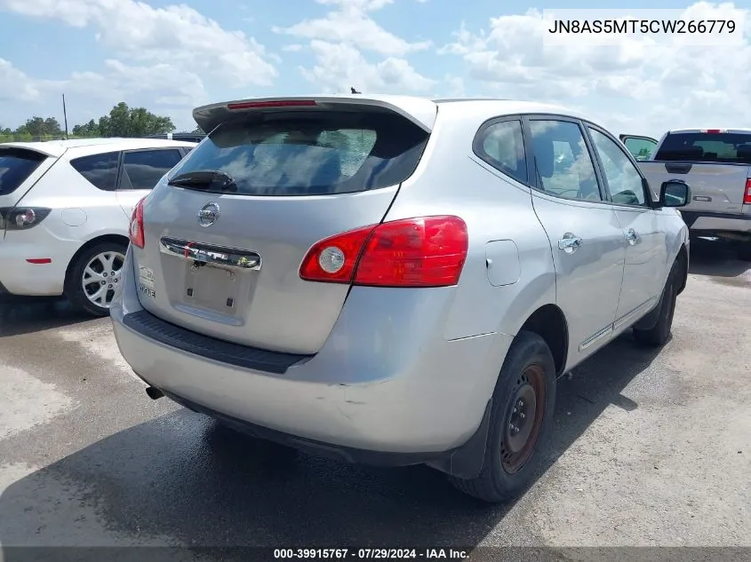 2012 Nissan Rogue S VIN: JN8AS5MT5CW266779 Lot: 39915767