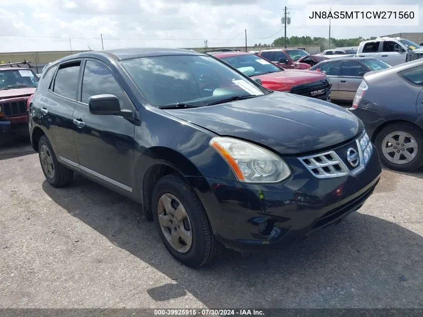 JN8AS5MT1CW271560 2012 Nissan Rogue S/Sv