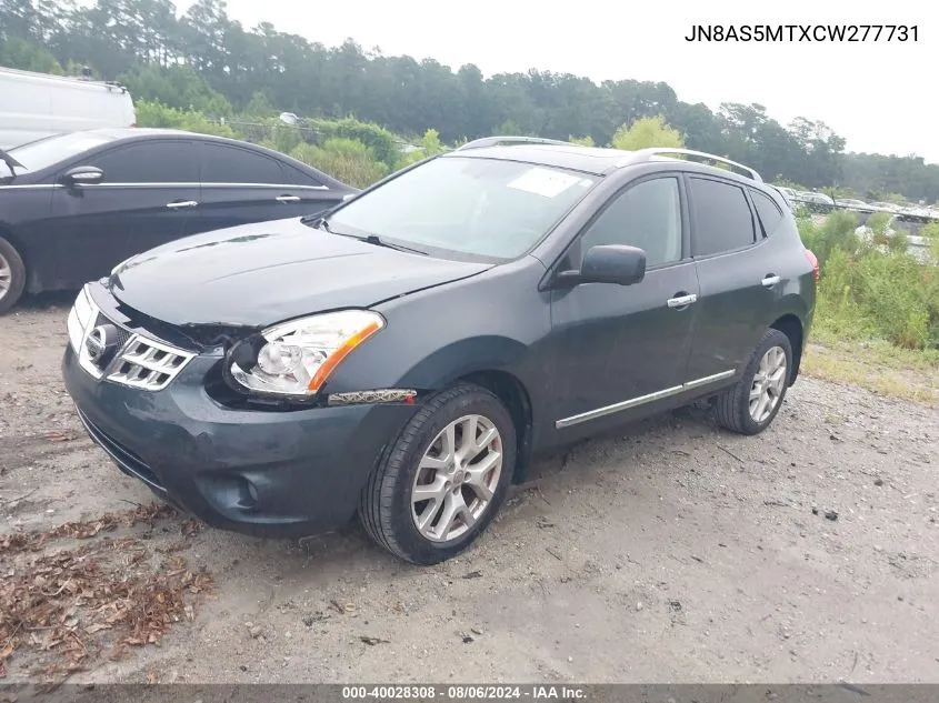 JN8AS5MTXCW277731 2012 Nissan Rogue Sv W/Sl Pkg