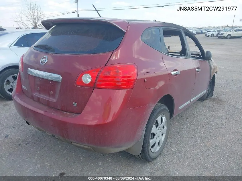 2012 Nissan Rogue S VIN: JN8AS5MT2CW291977 Lot: 40070348