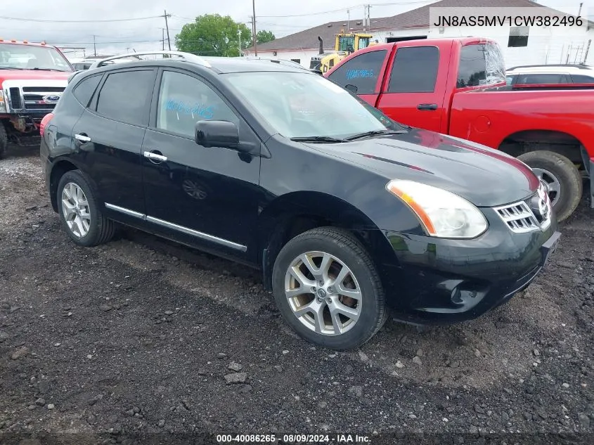 2012 Nissan Rogue Sv W/Sl Pkg VIN: JN8AS5MV1CW382496 Lot: 40086265