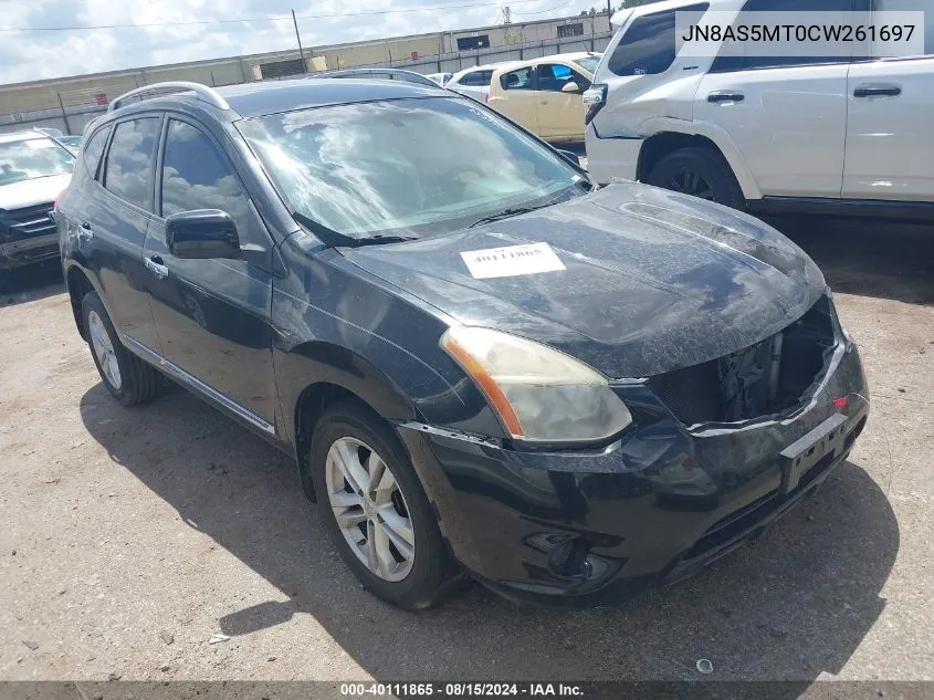 2012 Nissan Rogue Sv VIN: JN8AS5MT0CW261697 Lot: 40111865