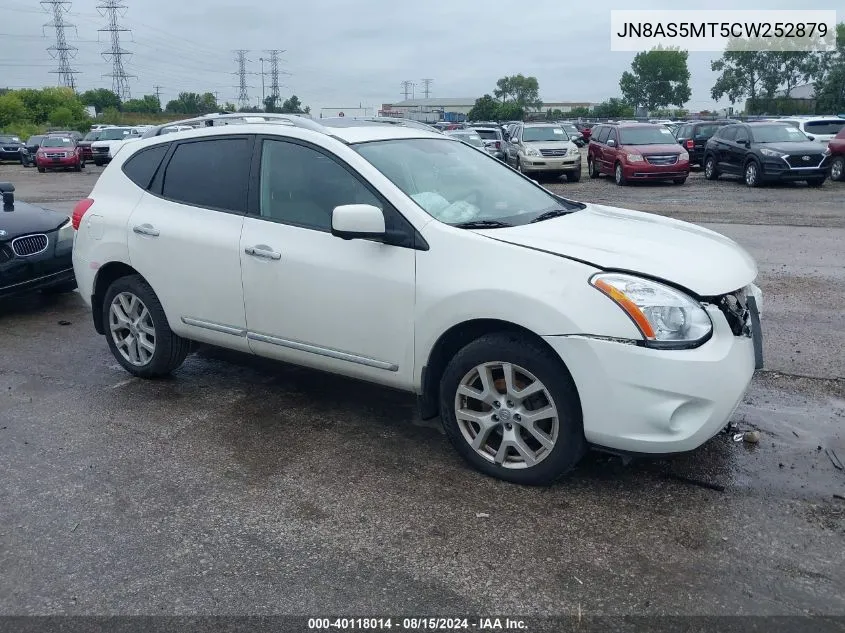 2012 Nissan Rogue Sv W/Sl Pkg VIN: JN8AS5MT5CW252879 Lot: 40118014