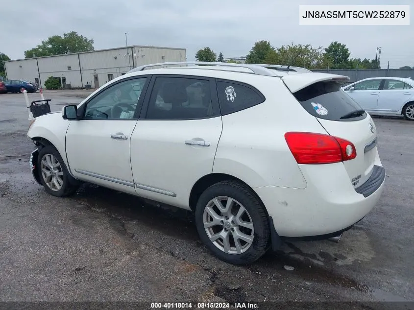 2012 Nissan Rogue Sv W/Sl Pkg VIN: JN8AS5MT5CW252879 Lot: 40118014