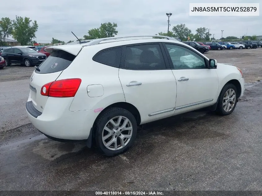 2012 Nissan Rogue Sv W/Sl Pkg VIN: JN8AS5MT5CW252879 Lot: 40118014