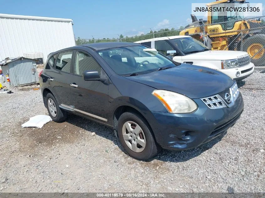 2012 Nissan Rogue S VIN: JN8AS5MT4CW281306 Lot: 40119579