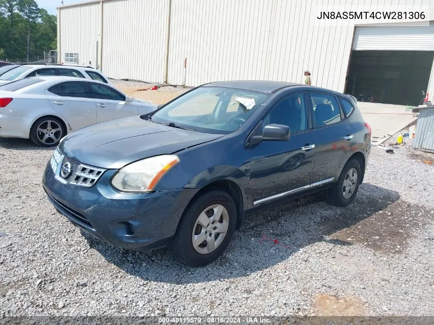 2012 Nissan Rogue S VIN: JN8AS5MT4CW281306 Lot: 40119579