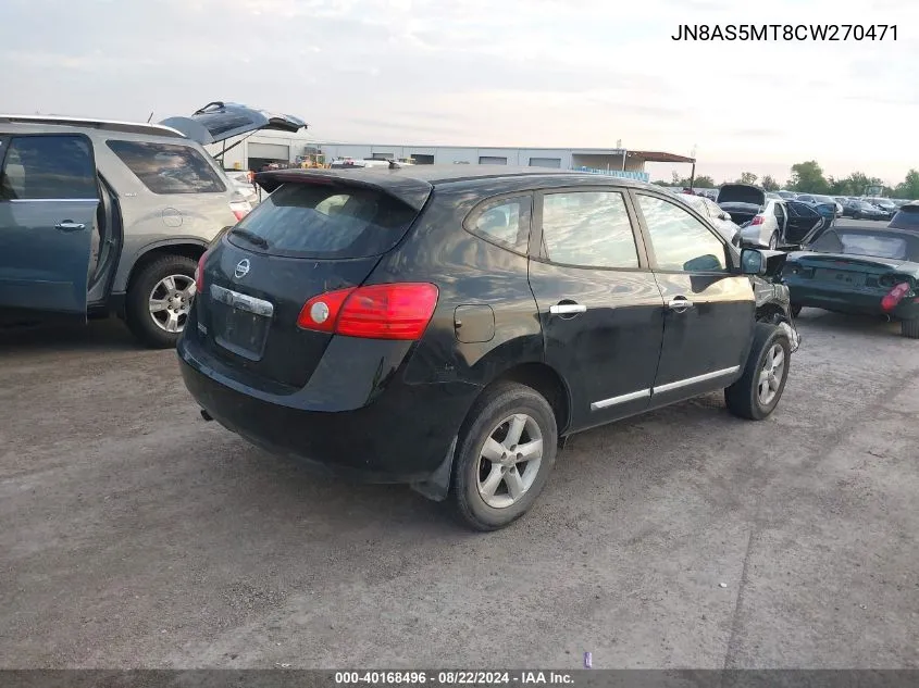 JN8AS5MT8CW270471 2012 Nissan Rogue S