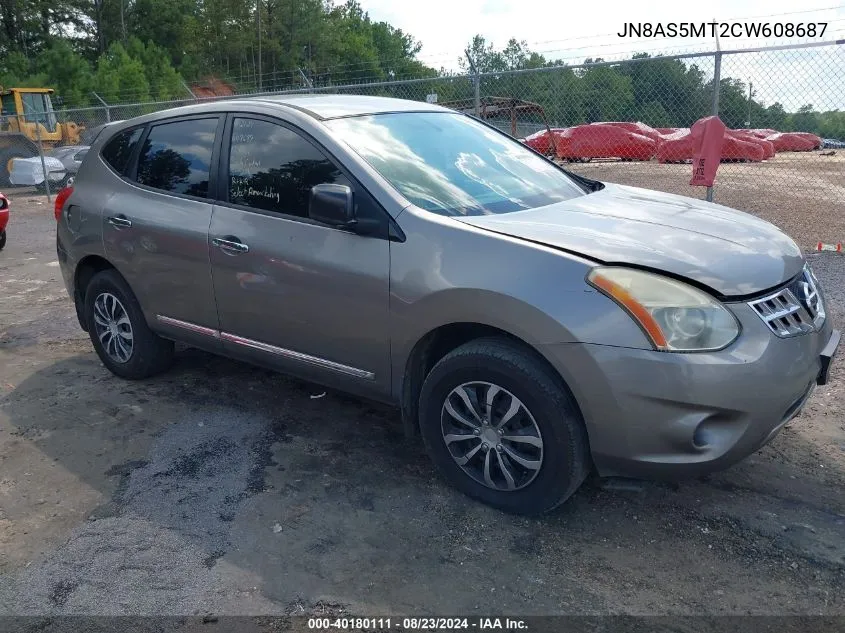 2012 Nissan Rogue S VIN: JN8AS5MT2CW608687 Lot: 40180111