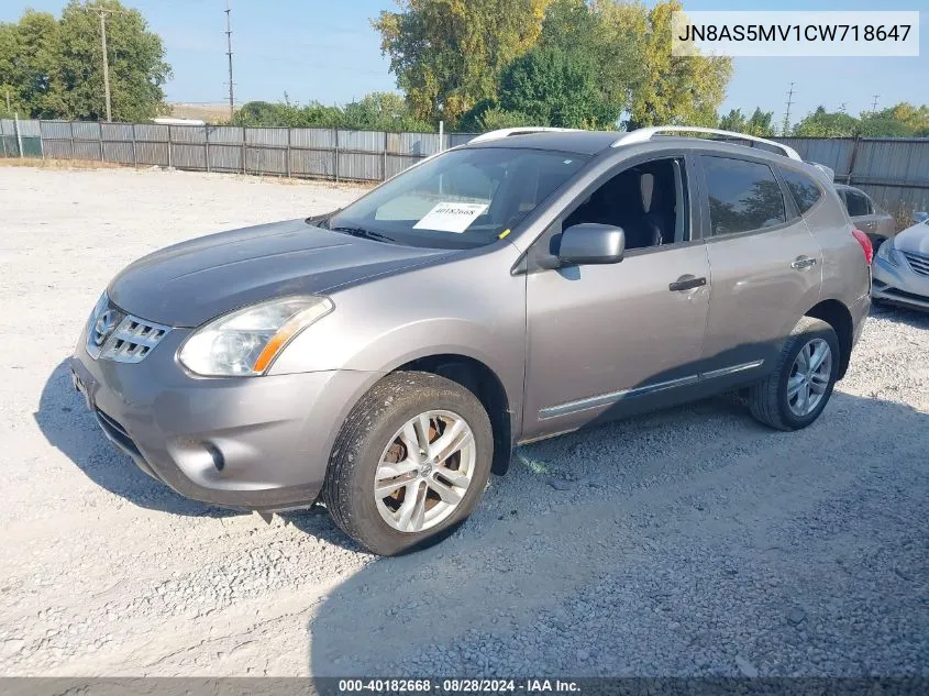 2012 Nissan Rogue Sv VIN: JN8AS5MV1CW718647 Lot: 40182668