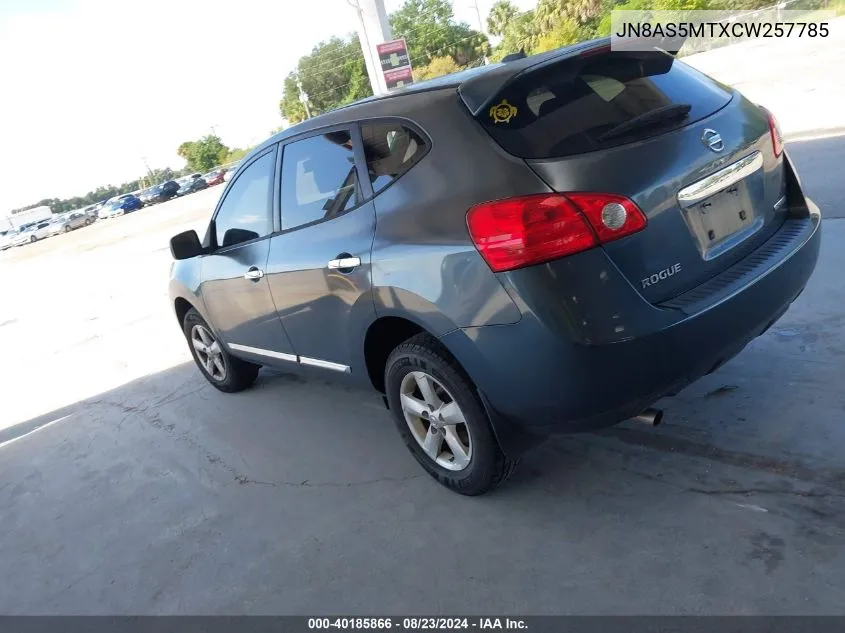 JN8AS5MTXCW257785 2012 Nissan Rogue S