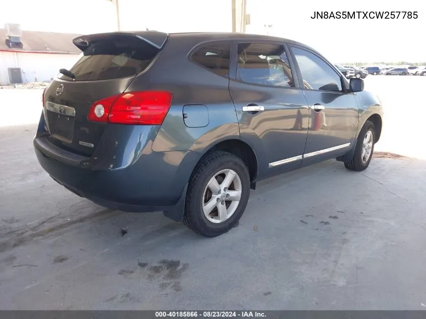 JN8AS5MTXCW257785 2012 Nissan Rogue S