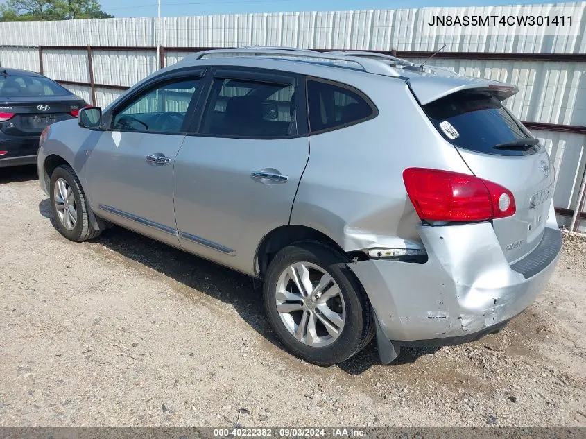 2012 Nissan Rogue Sv VIN: JN8AS5MT4CW301411 Lot: 40222382