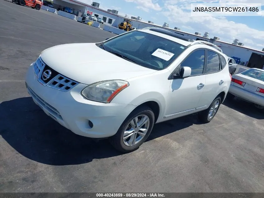 JN8AS5MT9CW261486 2012 Nissan Rogue Sv