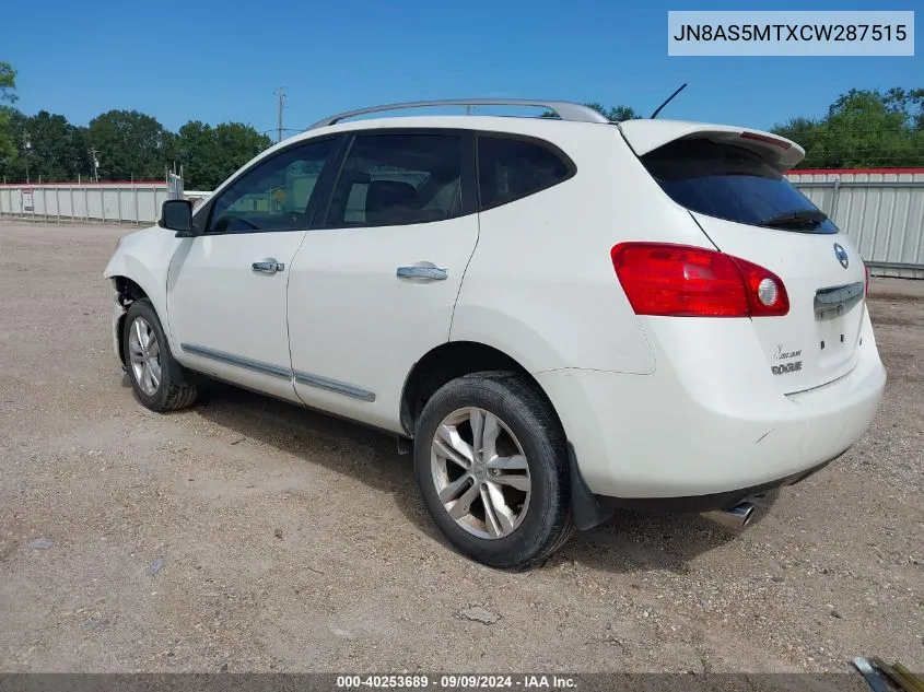 2012 Nissan Rogue Sv VIN: JN8AS5MTXCW287515 Lot: 40253689