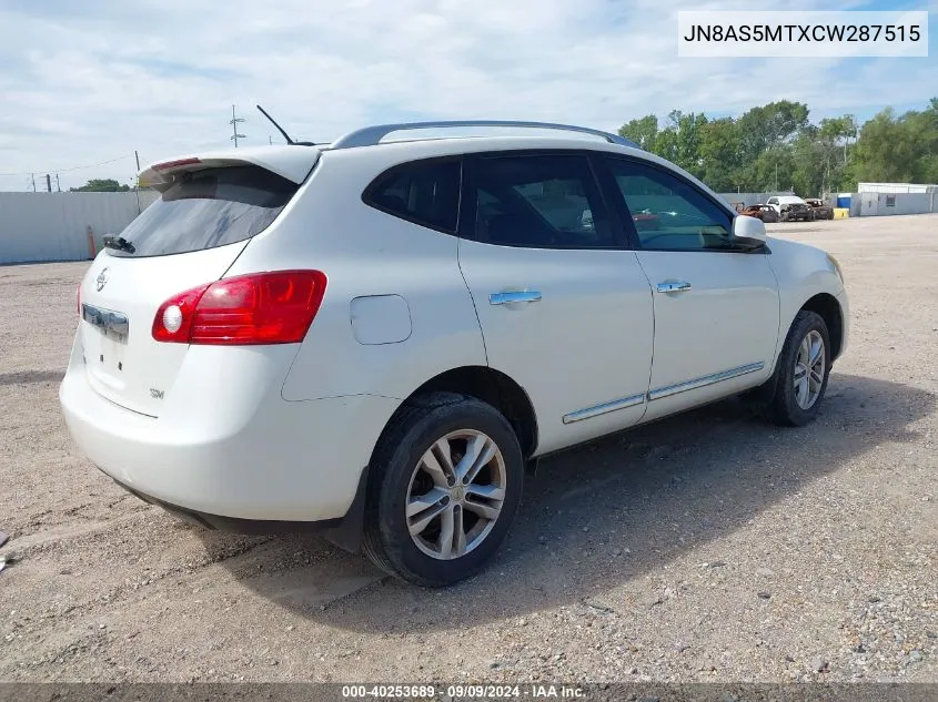 2012 Nissan Rogue Sv VIN: JN8AS5MTXCW287515 Lot: 40253689