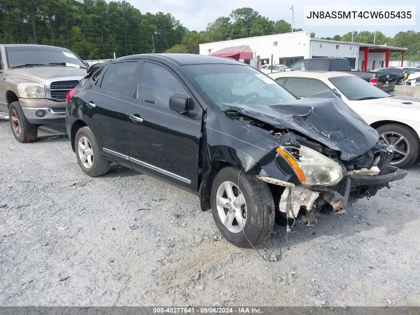 2012 Nissan Rogue S VIN: JN8AS5MT4CW605435 Lot: 40277641