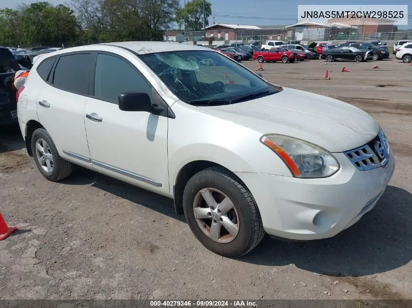 2012 Nissan Rogue S VIN: JN8AS5MT2CW298525 Lot: 40279346