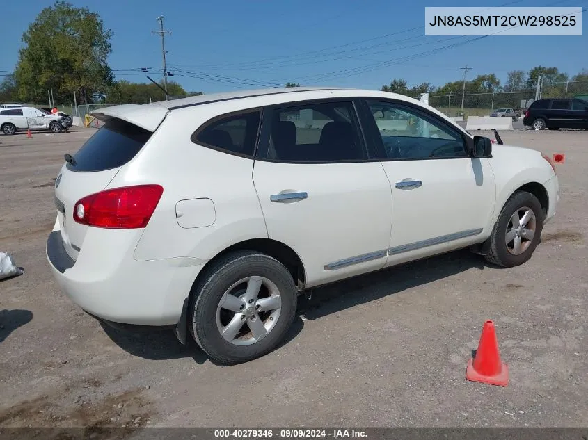 2012 Nissan Rogue S VIN: JN8AS5MT2CW298525 Lot: 40279346