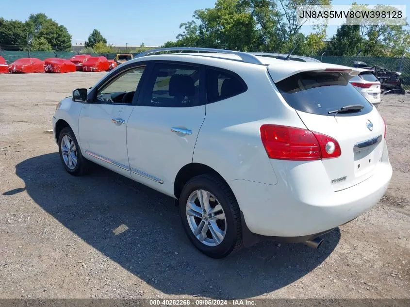 2012 Nissan Rogue Sv VIN: JN8AS5MV8CW398128 Lot: 40282268