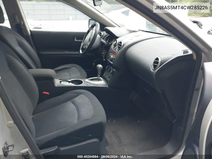 JN8AS5MT4CW285226 2012 Nissan Rogue S/Sv