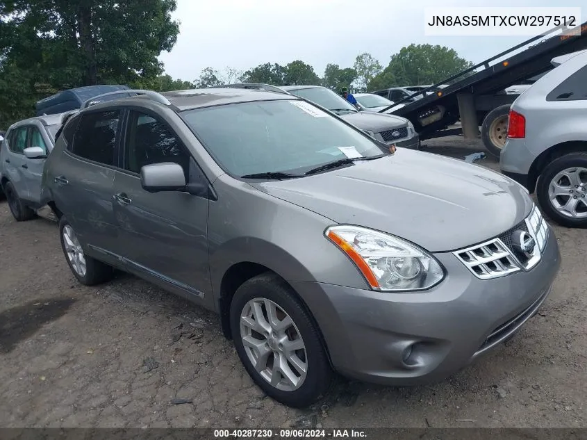 2012 Nissan Rogue Sv W/Sl Pkg VIN: JN8AS5MTXCW297512 Lot: 40287230