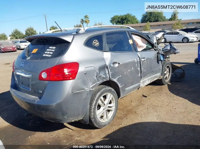 2012 Nissan Rogue Sv VIN: JN8AS5MT2CW608771 Lot: 40291872