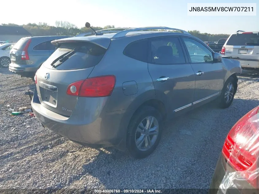 2012 Nissan Rogue S/Sv VIN: JN8AS5MV8CW707211 Lot: 40306768